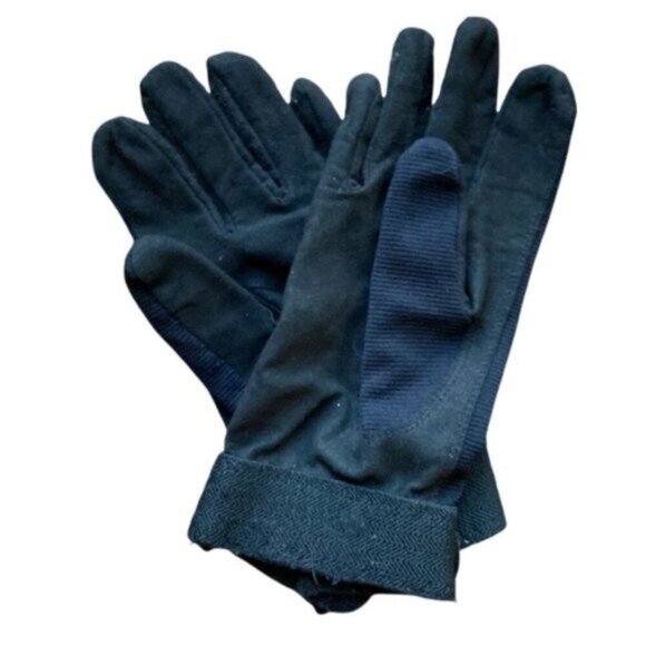 Elation navy blue and black XS riding gloves - Picture 2 of 3